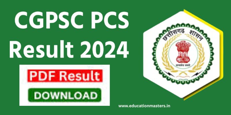 CGPSC PCS Final Result
